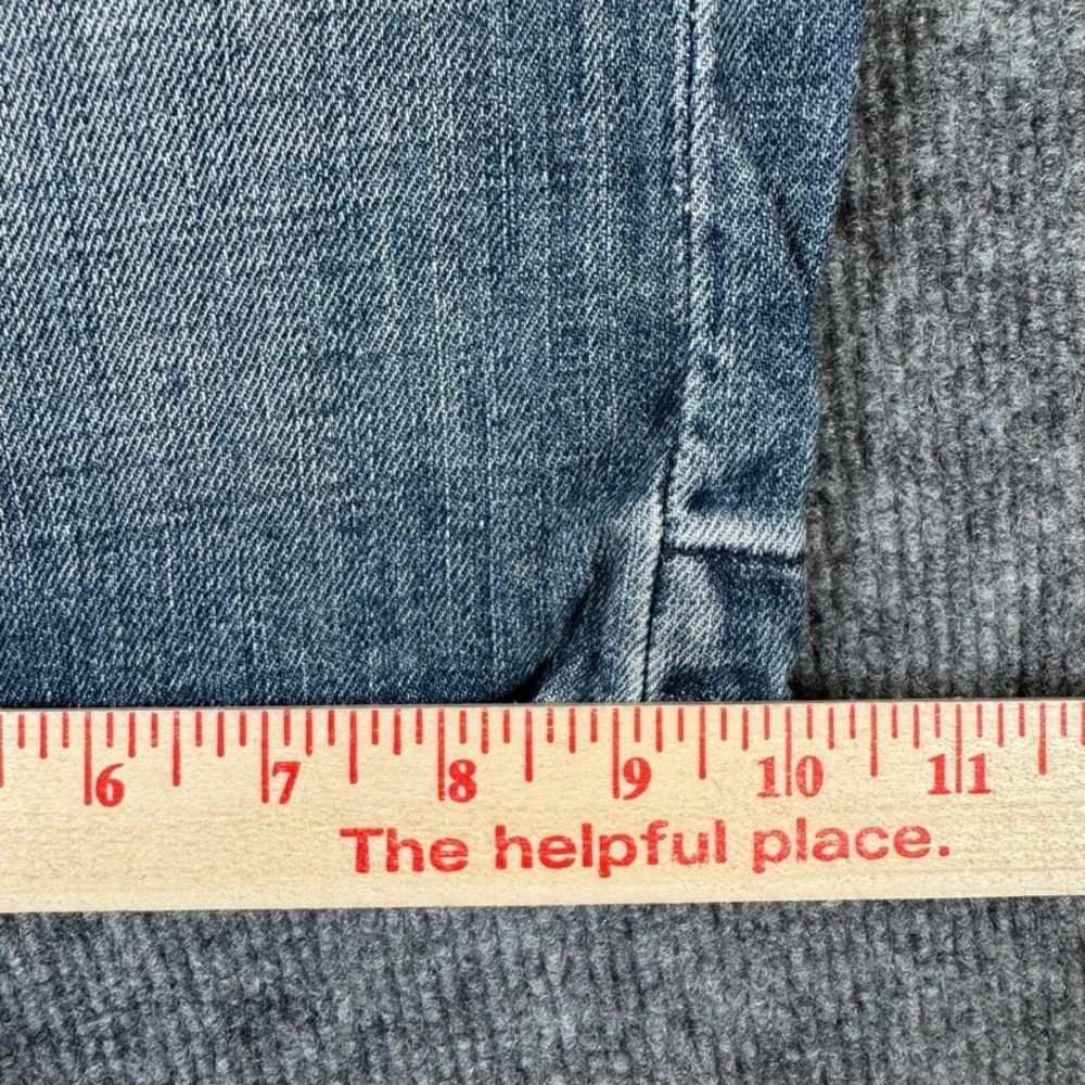 Banana Republic Utility Jeans Mens 35x30 Medium Wash Blue Cotton Button Fly